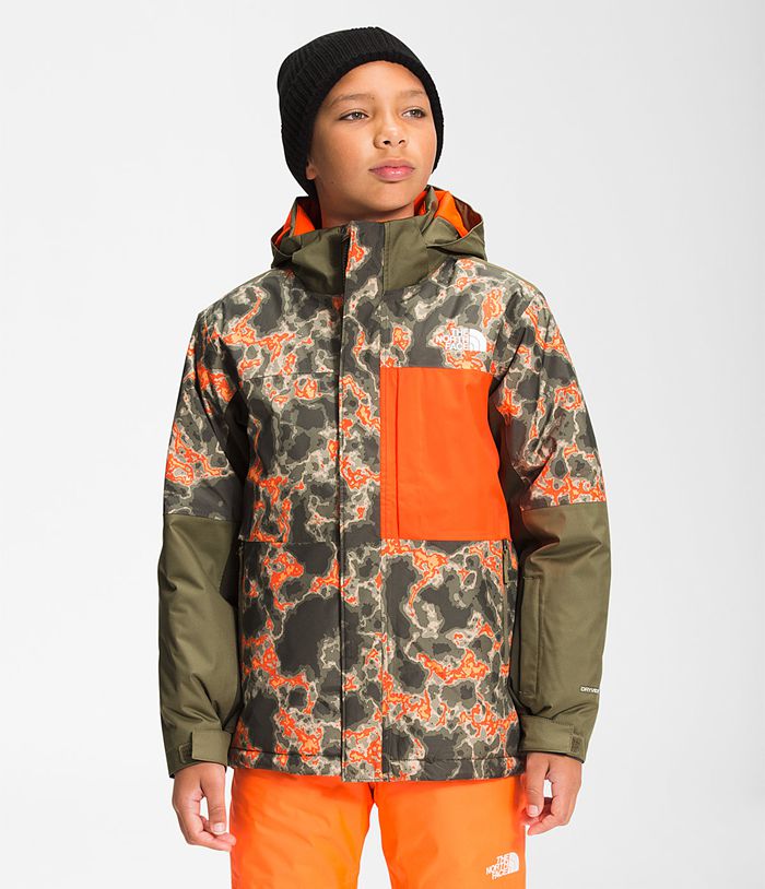 The North Face Jas Jongens Freedom Extreme Insulated XHCK80517 - Groen/Camo